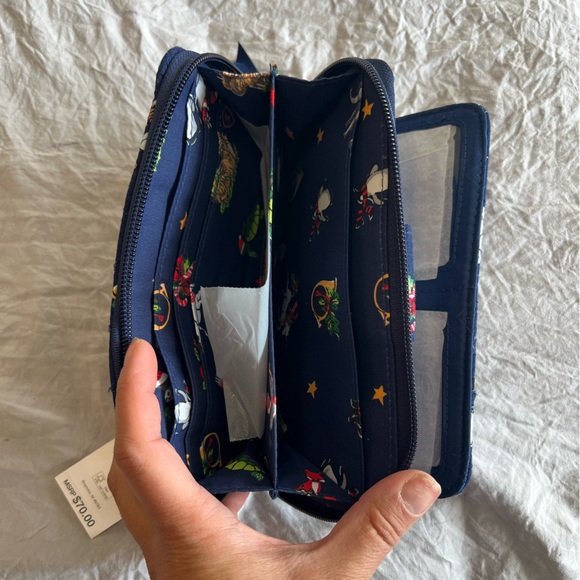 Vera Bradley RFID Turnlock Wallet - Snow Globe Motifs - Picture 12 of 12